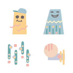 [LINE絵文字] The Beauty of Forms Emojisの画像