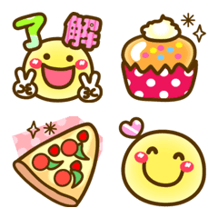 ❤食べ物とお菓子❤にこまる写真に絵文字⑦の絵文字メイン画像