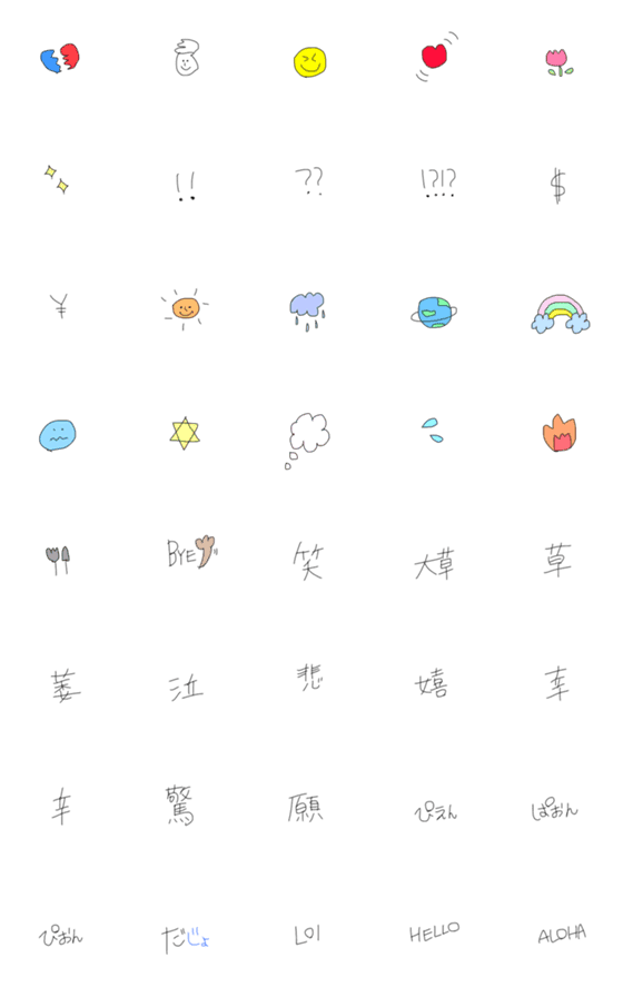 [LINE絵文字]Emoji！！！！の画像一覧