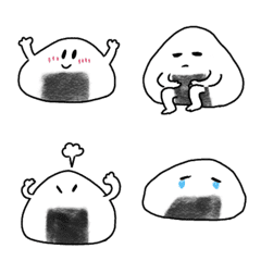 [LINE絵文字] おにぎりとおともだちの画像
