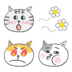 [LINE絵文字] 表情豊かなかわいいネコたち vol.4の画像