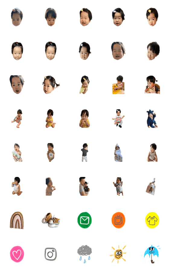 [LINE絵文字]AYK's emoji 2の画像一覧