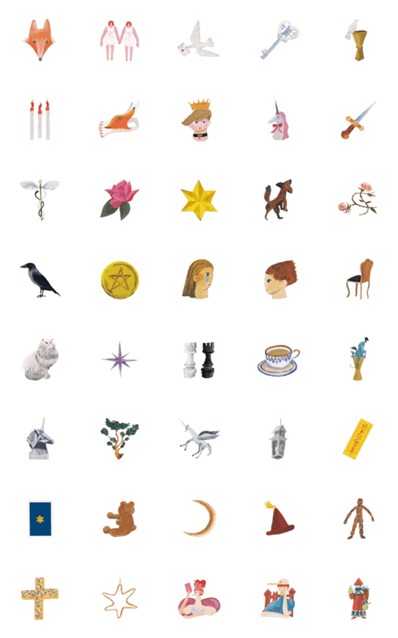 [LINE絵文字]INSTANT FORTUNE_2の画像一覧