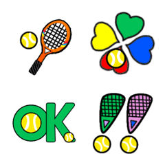 [LINE絵文字] tennisちょっとあったら集の画像