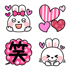 可愛い♥️ラビッタのパステル絵文字の絵文字メイン画像