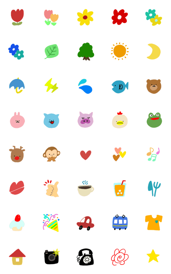 [LINE絵文字]私の便利な絵文字の画像一覧