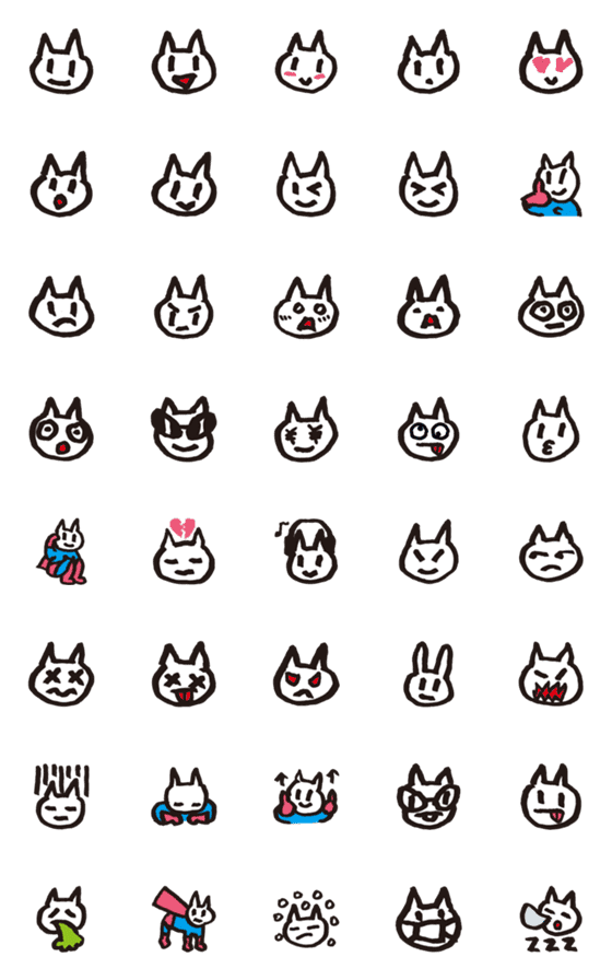 [LINE絵文字]スーパーキャットの画像一覧