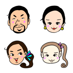 [LINE絵文字] けるちゃんファミリーの絵文字だよっ！の画像