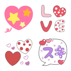 [LINE絵文字] ハート♡ハートの画像