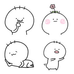 髪の毛3本太郎(絵文字)2の絵文字メイン画像