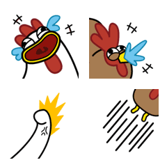 [LINE絵文字] AyamChicken Emoji 2の画像