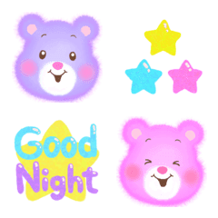 [LINE絵文字] Rainbow Bears Emojiの画像