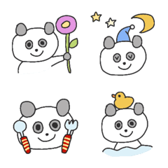 [LINE絵文字] ぱんだの日常♪の画像