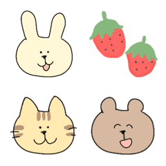 [LINE絵文字] ♩うさぎのぴょんたと仲間たち♩の画像