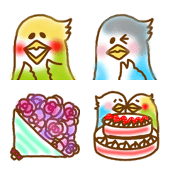 [LINE絵文字] ゆるインコ♥️日常使える1の画像