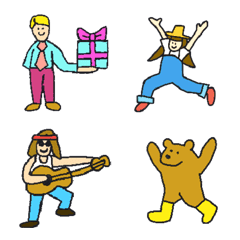 [LINE絵文字] ことばといっしょ - そんみん3の画像