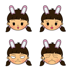 [LINE絵文字] little bunny bunnyの画像