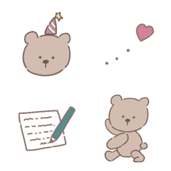 [LINE絵文字] bear and ... ♡の画像