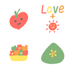 [LINE絵文字] Fruity Veggie Garden Emojisの画像
