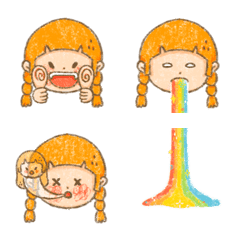 [LINE絵文字] lemon eyes Emojiの画像