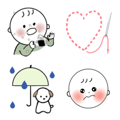 [LINE絵文字] baby emoji◯もちほぺくんの画像