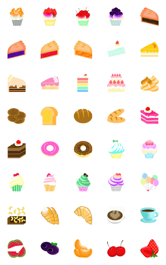 [LINE絵文字]my bakeryの画像一覧