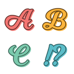 English alphabet tags 12の絵文字メイン画像