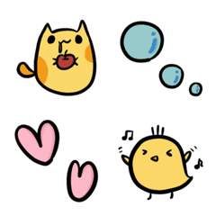 [LINE絵文字] Cat and friendsの画像