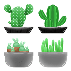 [LINE絵文字] cactus around the world emojiの画像