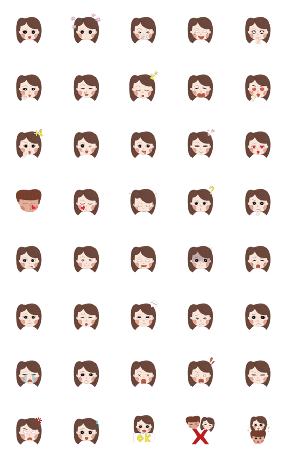[LINE絵文字]ChihMei Emojiの画像一覧