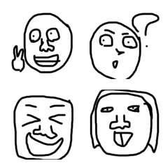 [LINE絵文字] 適当すぎるが絶対に使う言葉絵文字の画像