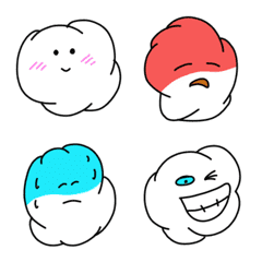 [LINE絵文字] Smile Popcorn Emojiの画像