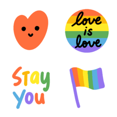 [LINE絵文字] Celebrating Pride Emojisの画像