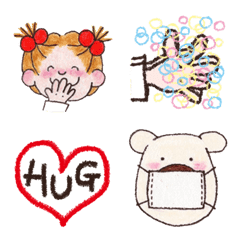 [LINE絵文字] COCO and Wondrous Emoji 5の画像