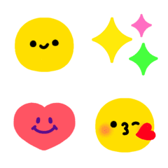 [LINE絵文字] シンプルで使いやすい♪基本絵文字セット②の画像
