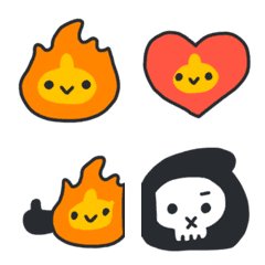 [LINE絵文字] XiaoHuo＆Deathu Emojiの画像