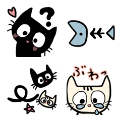 [LINE絵文字] 名前はまだない猫2の画像