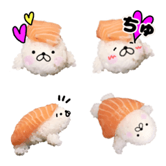 [LINE絵文字] Sushi＆Seal(サーモン推し)の画像