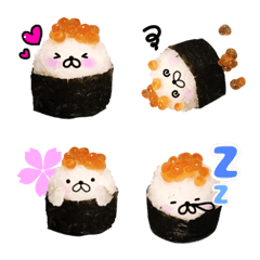 [LINE絵文字] Sushi＆Seal(イクラ推し)の画像