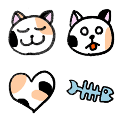 [LINE絵文字] みけねこちゃん普段用の画像