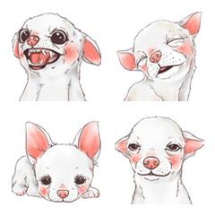 [LINE絵文字] 子犬かわいい犬 2の画像