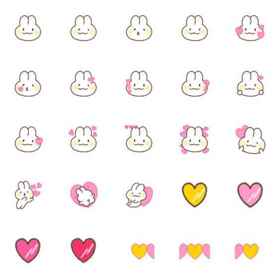 [LINE絵文字]Heart heart Tori emojiの画像一覧