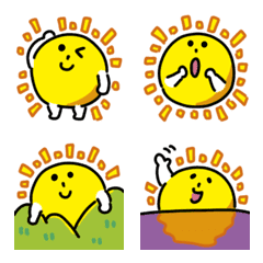 [LINE絵文字] ぴかぴかサンの絵文字の画像