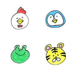 [LINE絵文字] Animal faceの画像