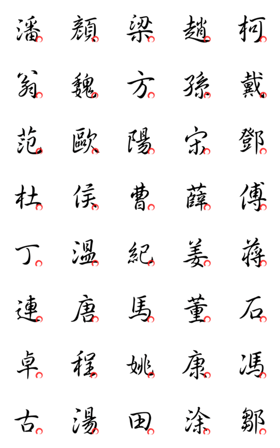 [LINE絵文字]Basic Chinese Words - Part10の画像一覧