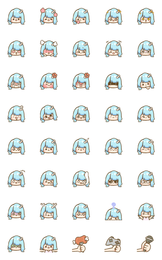 [LINE絵文字]Ler4u daily emojiの画像一覧