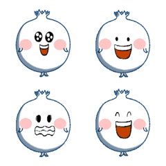 [LINE絵文字] Cute Ruby head emojiの画像
