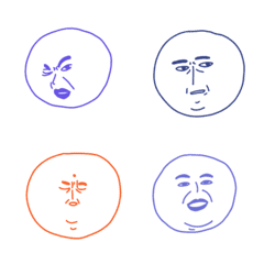 [LINE絵文字] A funny faceの画像