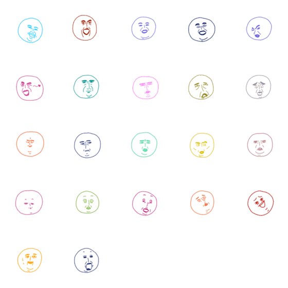 [LINE絵文字]A funny faceの画像一覧