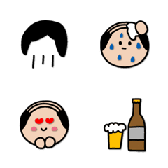 [LINE絵文字] かわいいオジサン 基本セットの画像